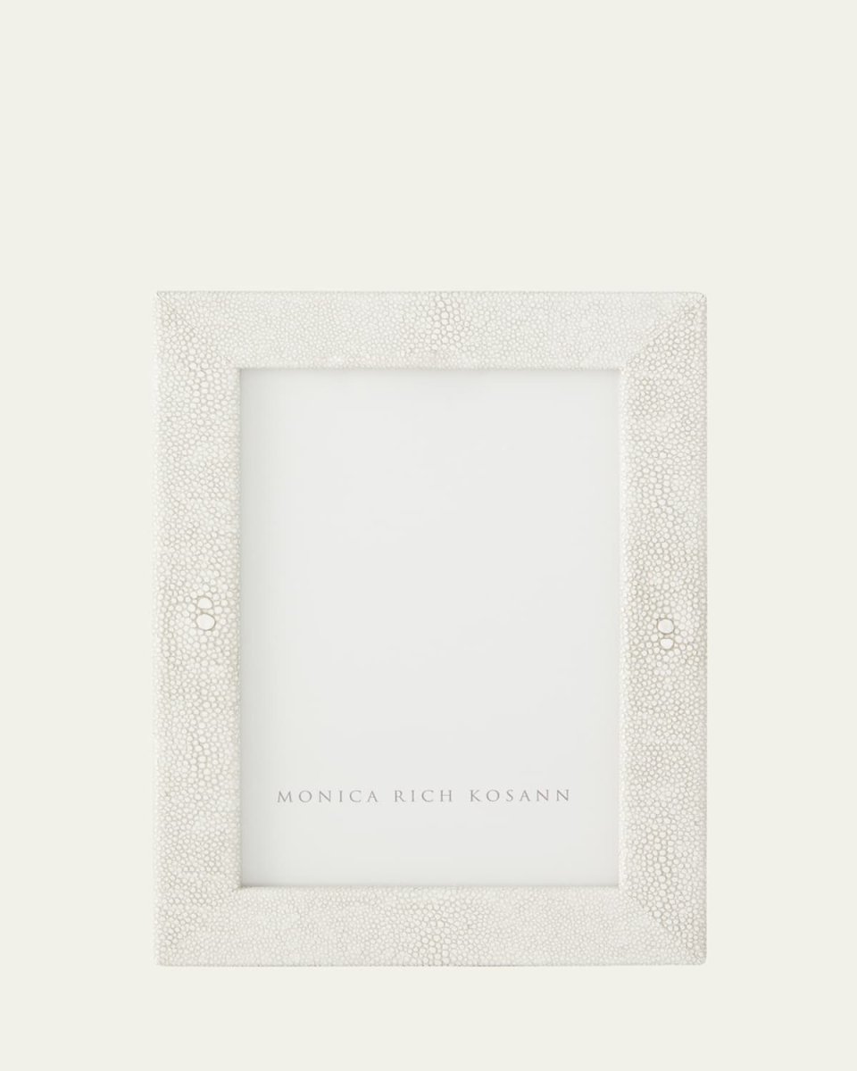 Photographer's Molding Shagreen-Embossed Faux Leather Frame, 4" x 6"